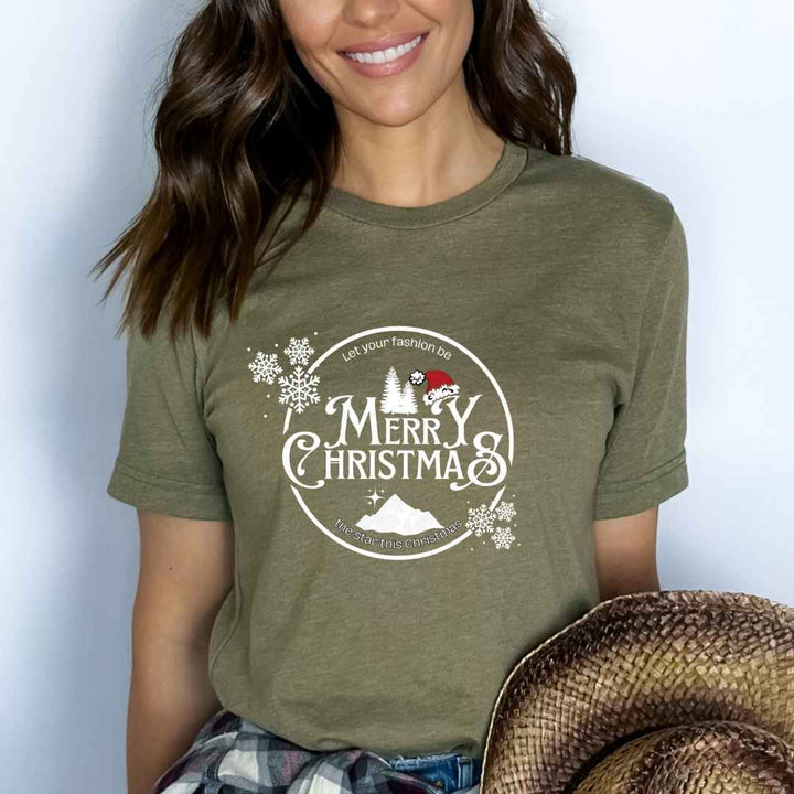 Let Your Fashion Be Merry Christmas - Bella canvas