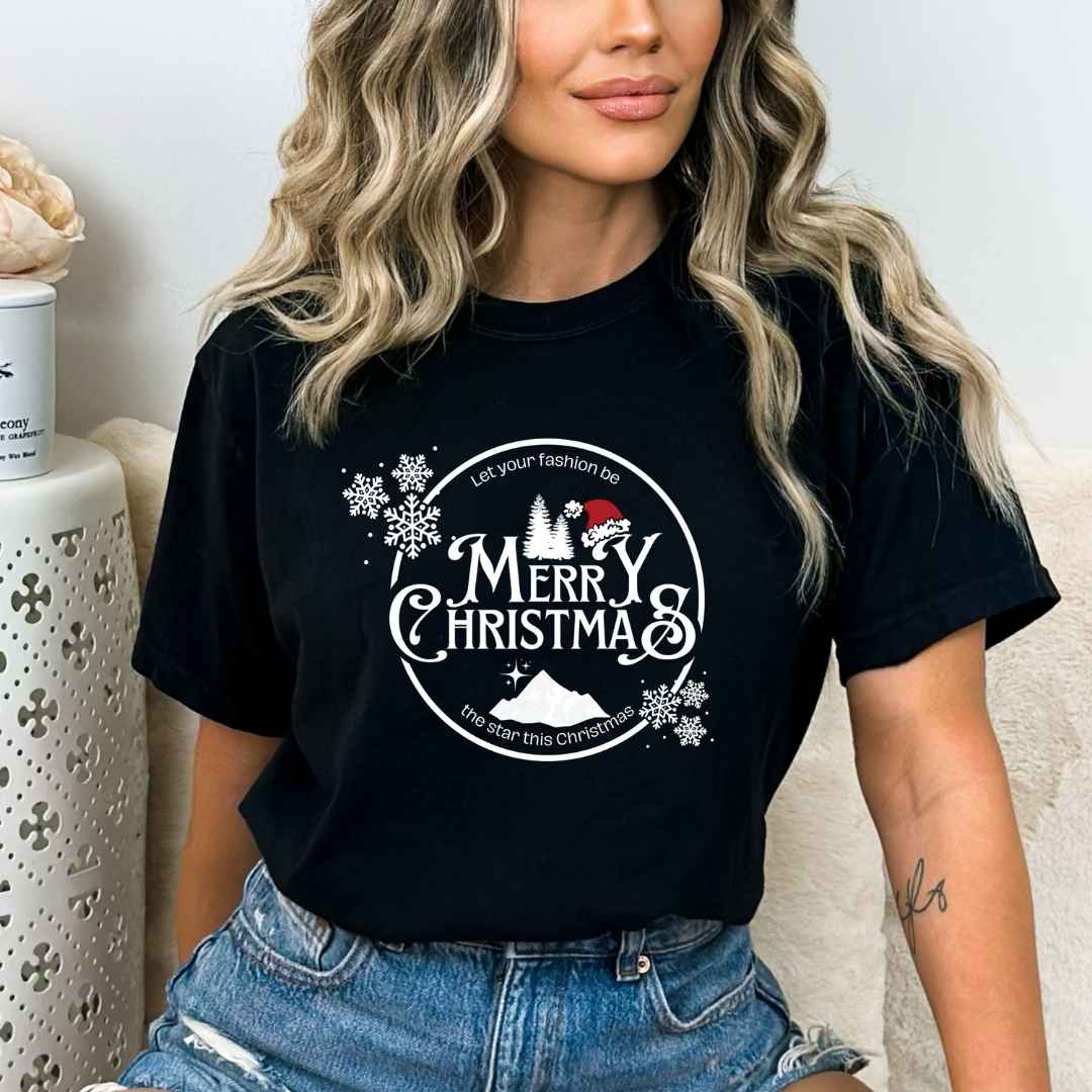 Let Your Fashion Be Merry Christmas - Bella canvas