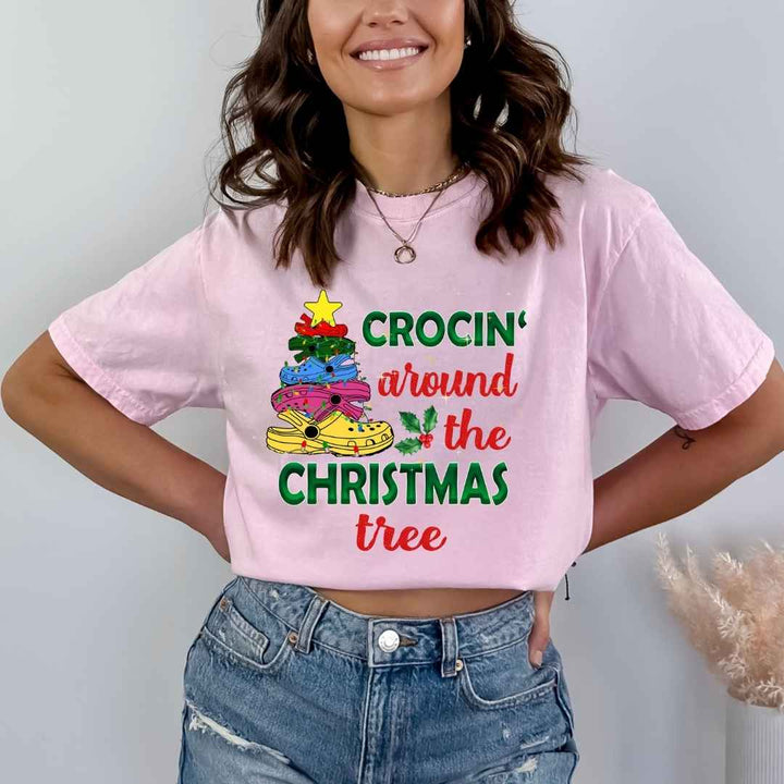 Crocin Around The Christmas Tree- Bella Canvas