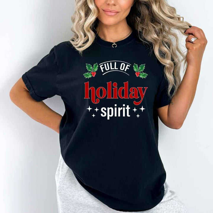 Full Of Holiday Spirit - Bella canvas