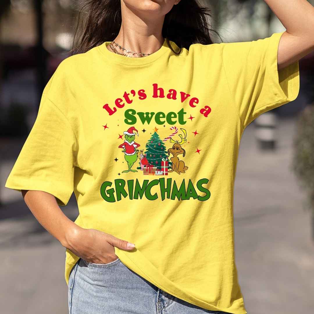 Let's Have a Sweet Grinchmas - Bella Canvas