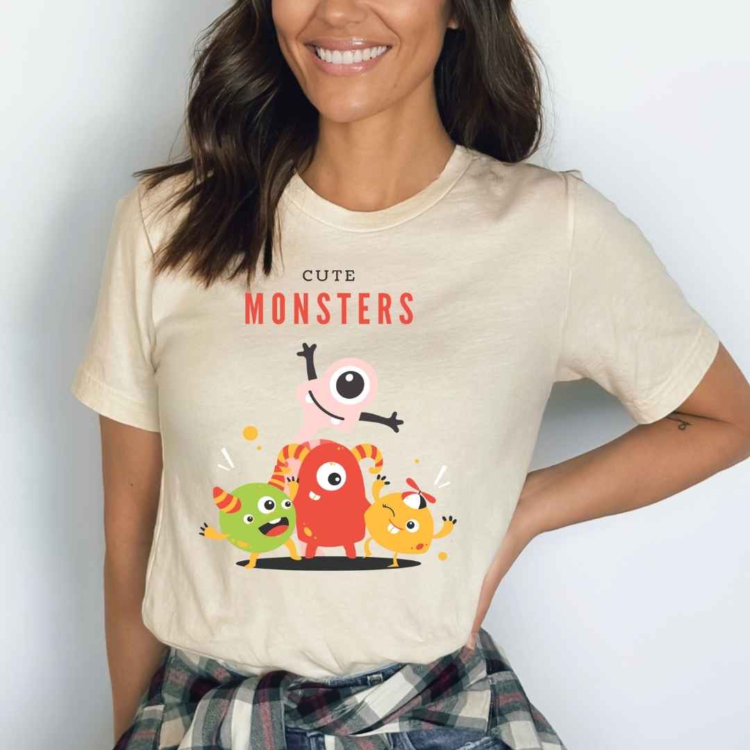 Cute Monsters - Bella Canvas