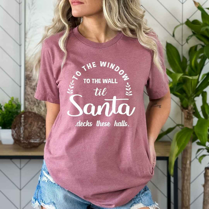 Santa Decks These Halls - Bella canvas