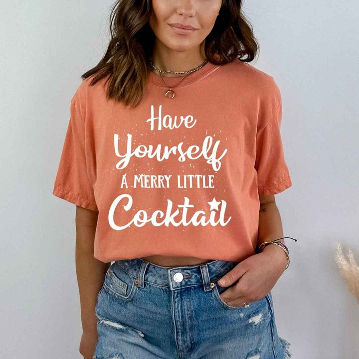 Have Yourself A Merry Little Cocktail - Bella canvas