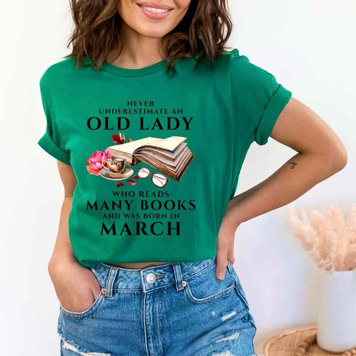 ''Book Lover Old Lady March''