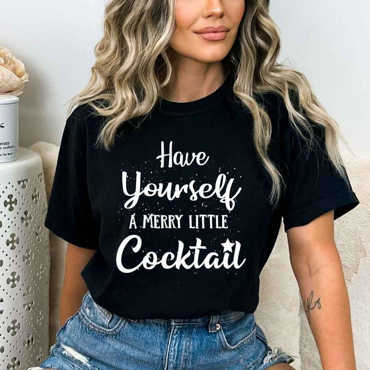 Have Yourself A Merry Little Cocktail - Bella canvas