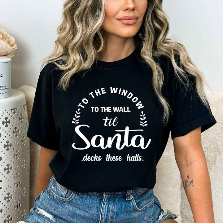 Santa Decks These Halls - Bella canvas