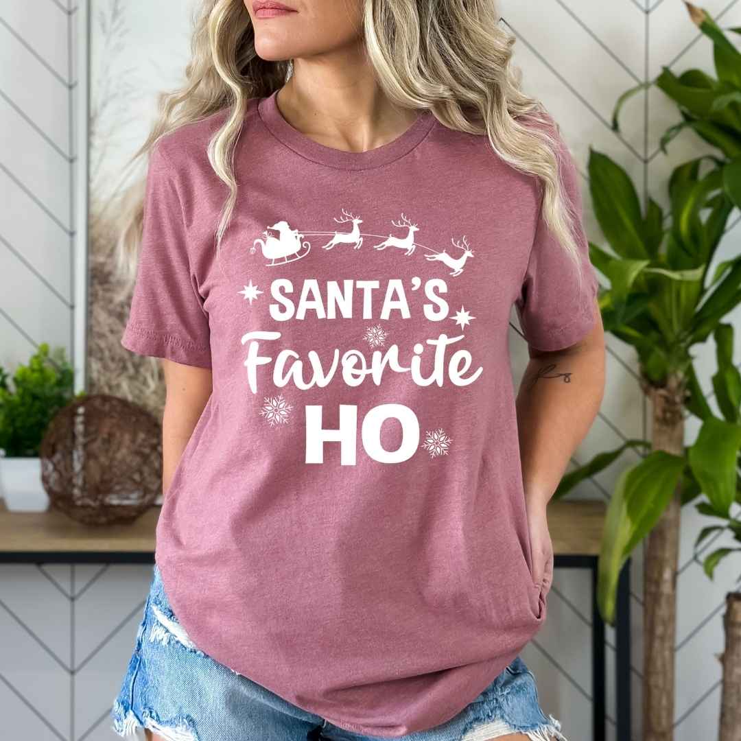 Santa's Favorite Ho - Bella canvas