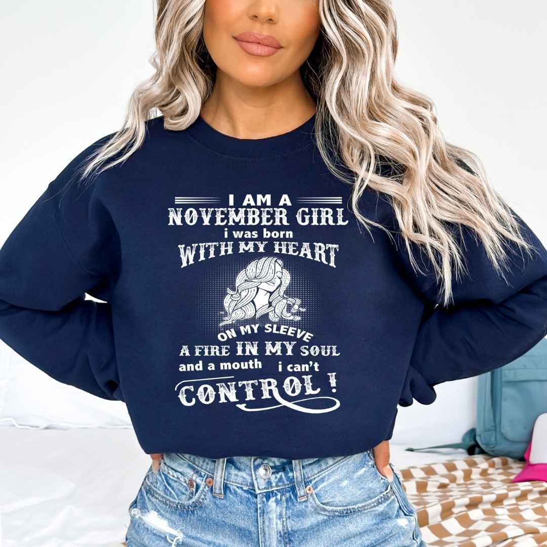 A Fire In My Soul ( November Girl ) - Sweatshirt & Hoodie