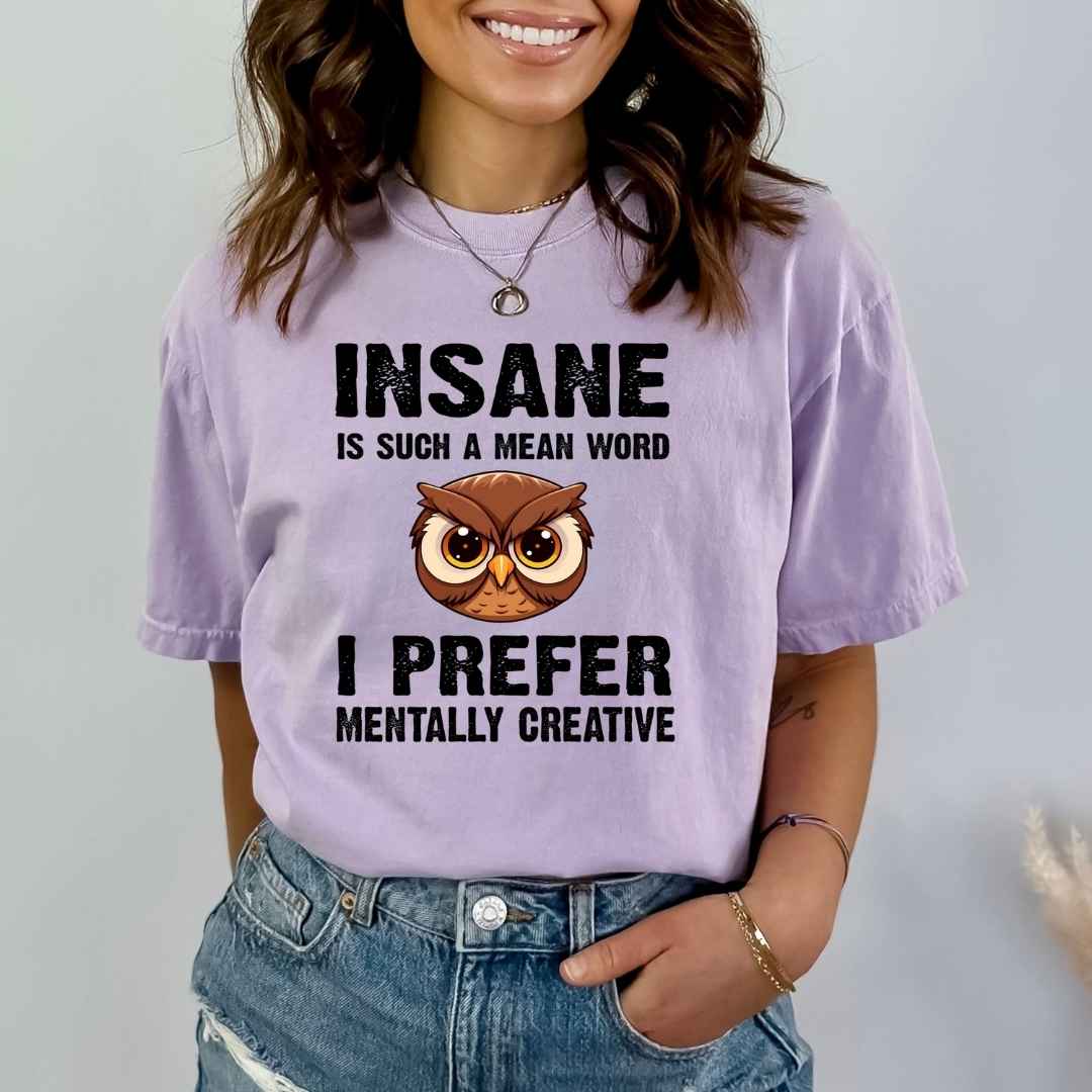 Insane Is A Mean Word - Bella canvas