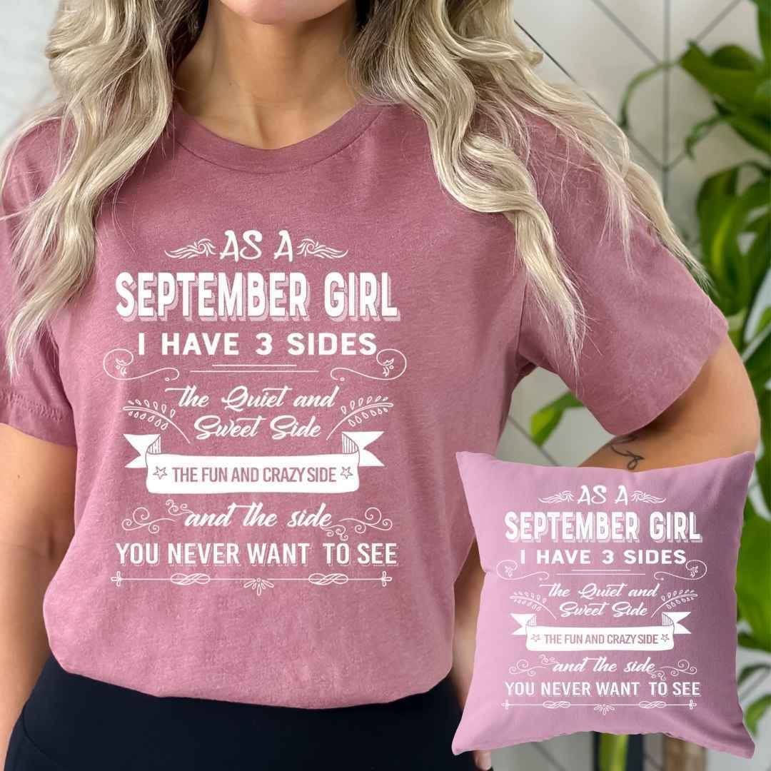 New Combo of 3 Sides September - Shirt + Pillow