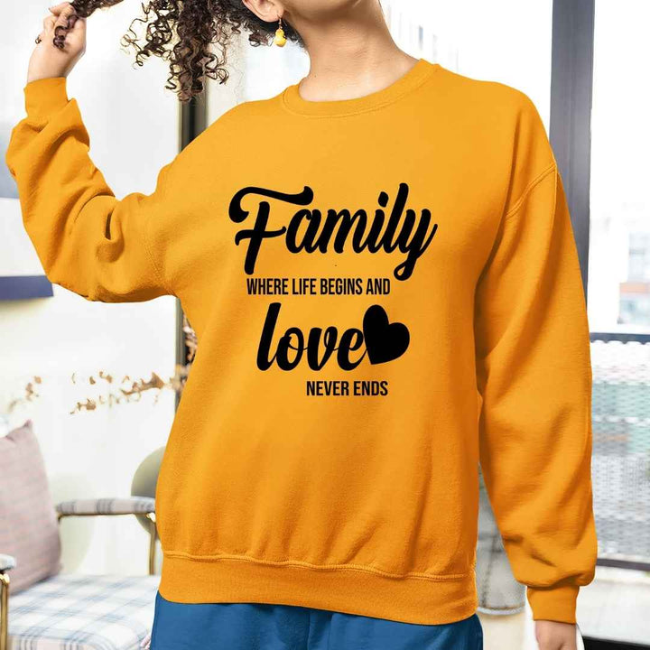 Family Where Life Begins - Sweatshirt