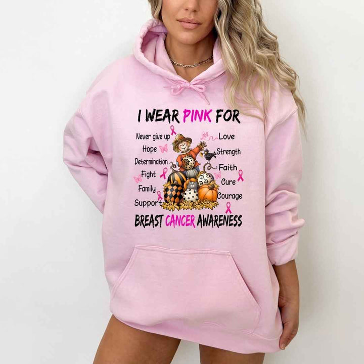 I Wear Pink For Breast Cancer - Hoodie & Sweatshirt