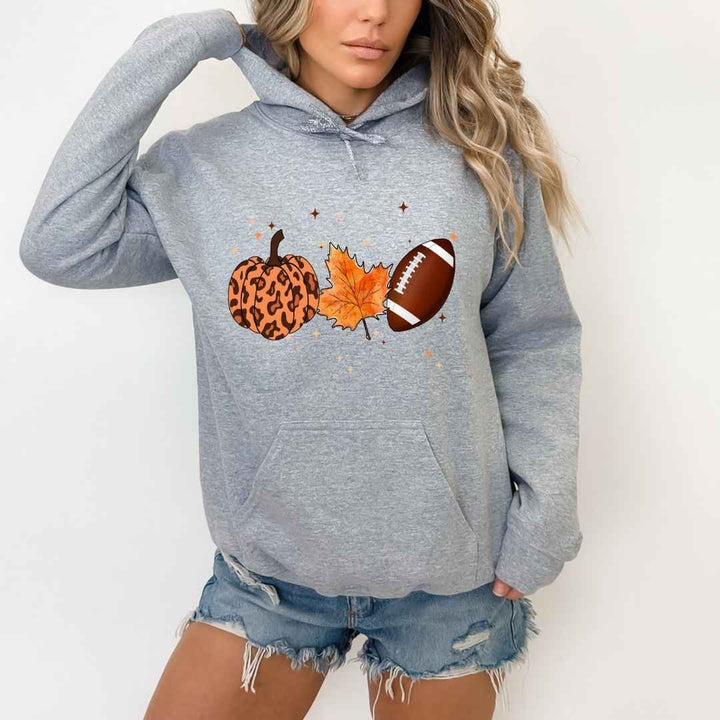 Pumpkin Fall Football - Hoodie & Sweatshirt
