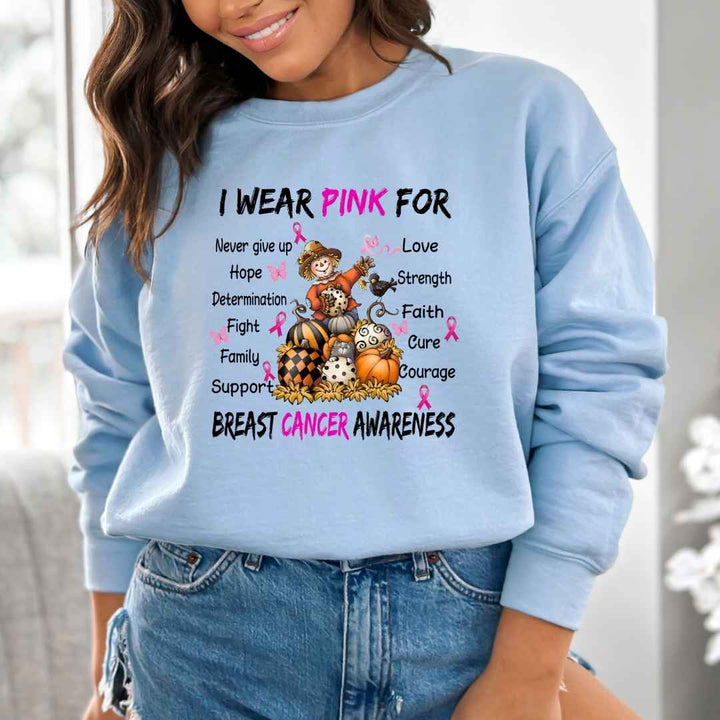I Wear Pink For Breast Cancer - Hoodie & Sweatshirt