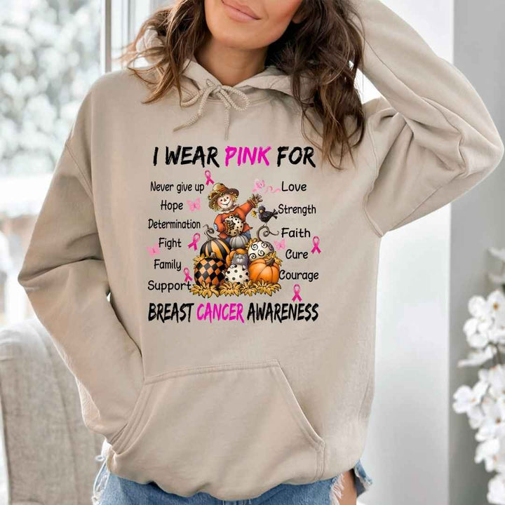 I Wear Pink For Breast Cancer - Hoodie & Sweatshirt