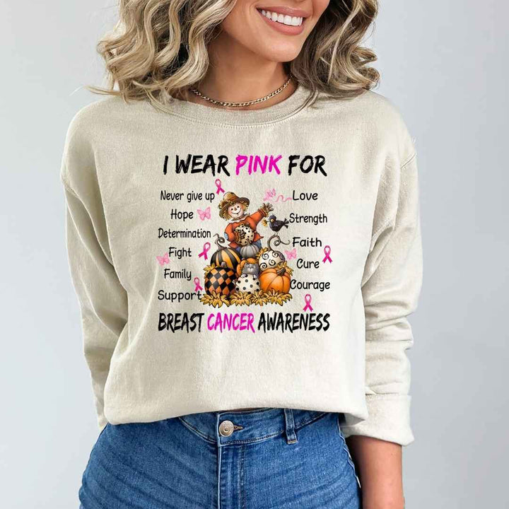 I Wear Pink For Breast Cancer - Hoodie & Sweatshirt