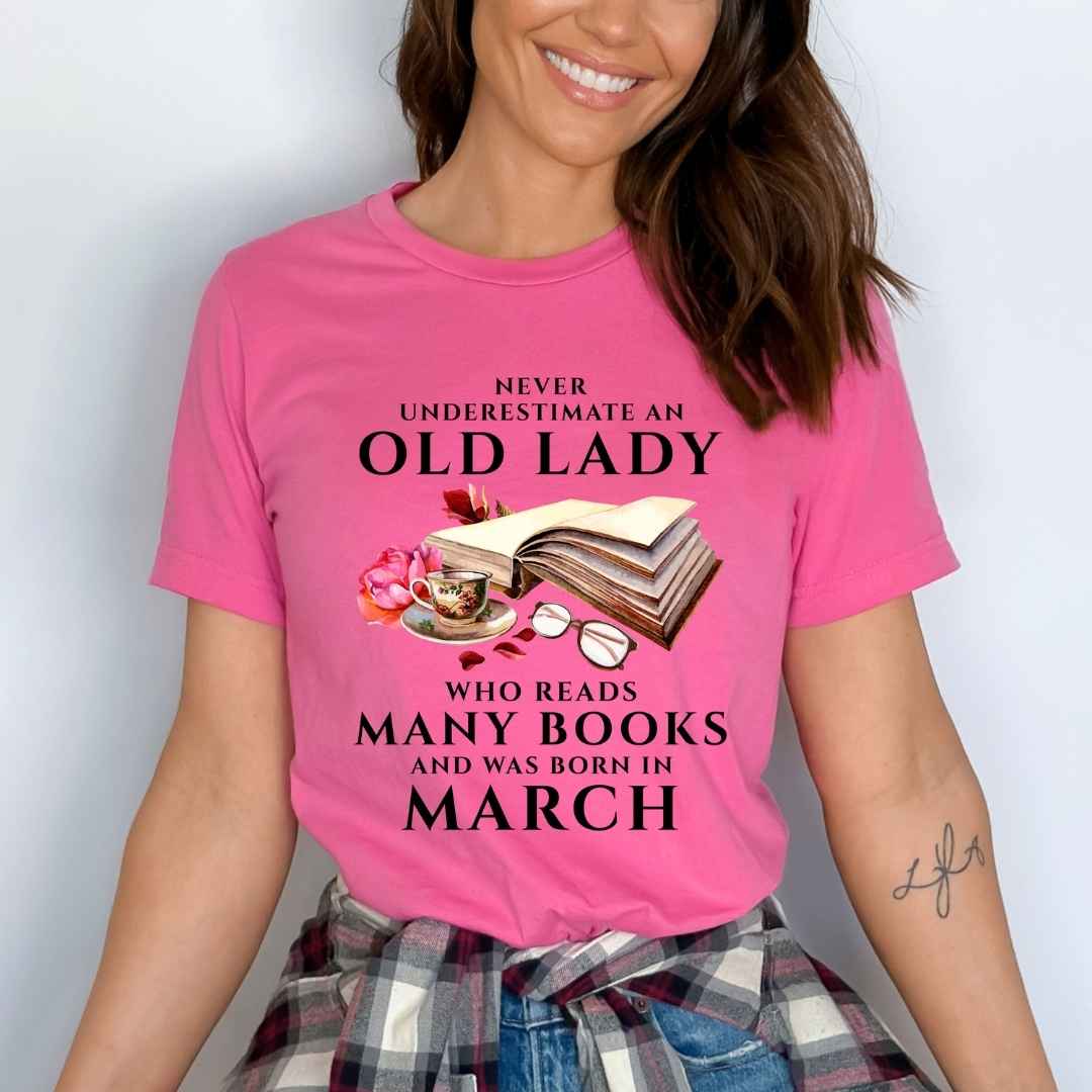 ''Book Lover Old Lady March''