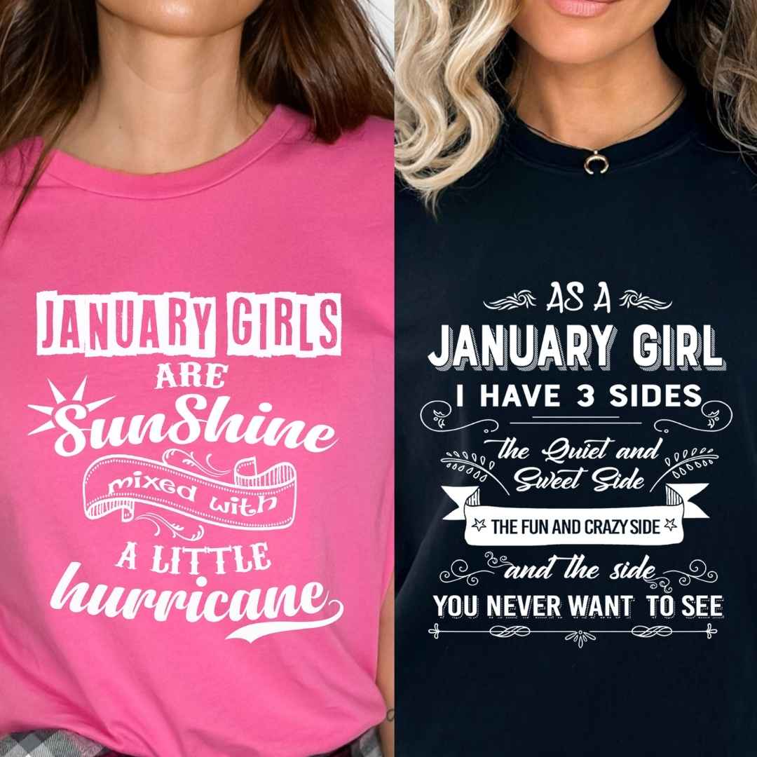 "JANUARY -SUNSHINE & 3 SIDES -PACK OF 2"