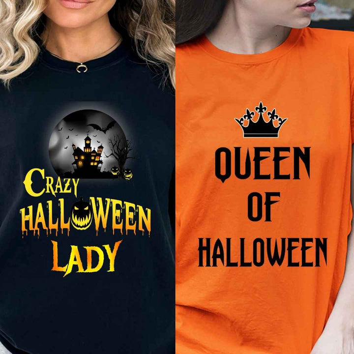 2 Combo (Crazy Halloween Lady And Queen of Halloween)"(Flat Shipping) For Girls