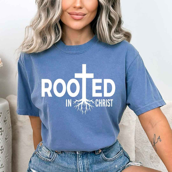 Rooted In Christ - Bella Canvas T-Shirt