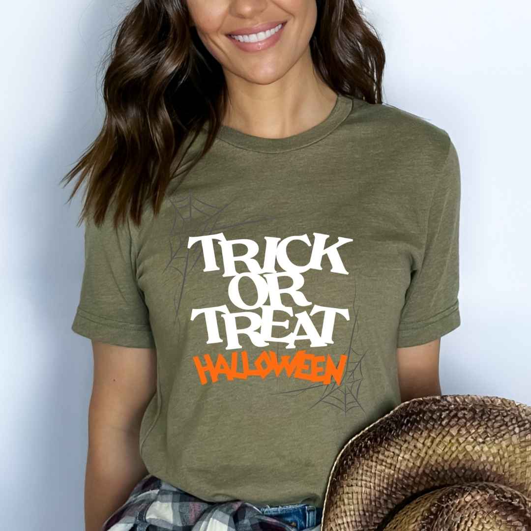 Trick Or Treat Halloween  - Bella Canvas
