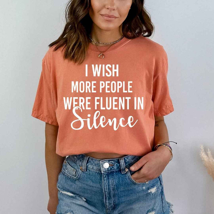 People Were Fluent In Silence - Bella Canvas