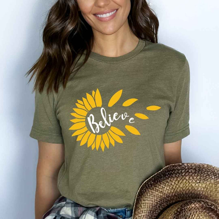 Believe: Sunflower - Bella Canvas