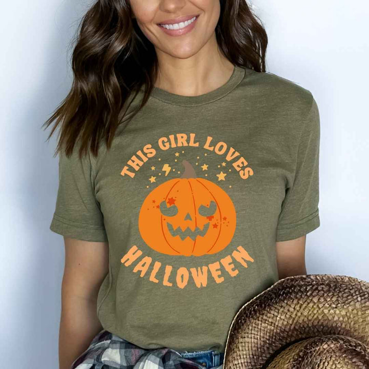 This Girl Loves Halloween - Bella Canvas