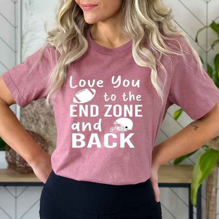 Love You To The End Zone - Bella Canvas