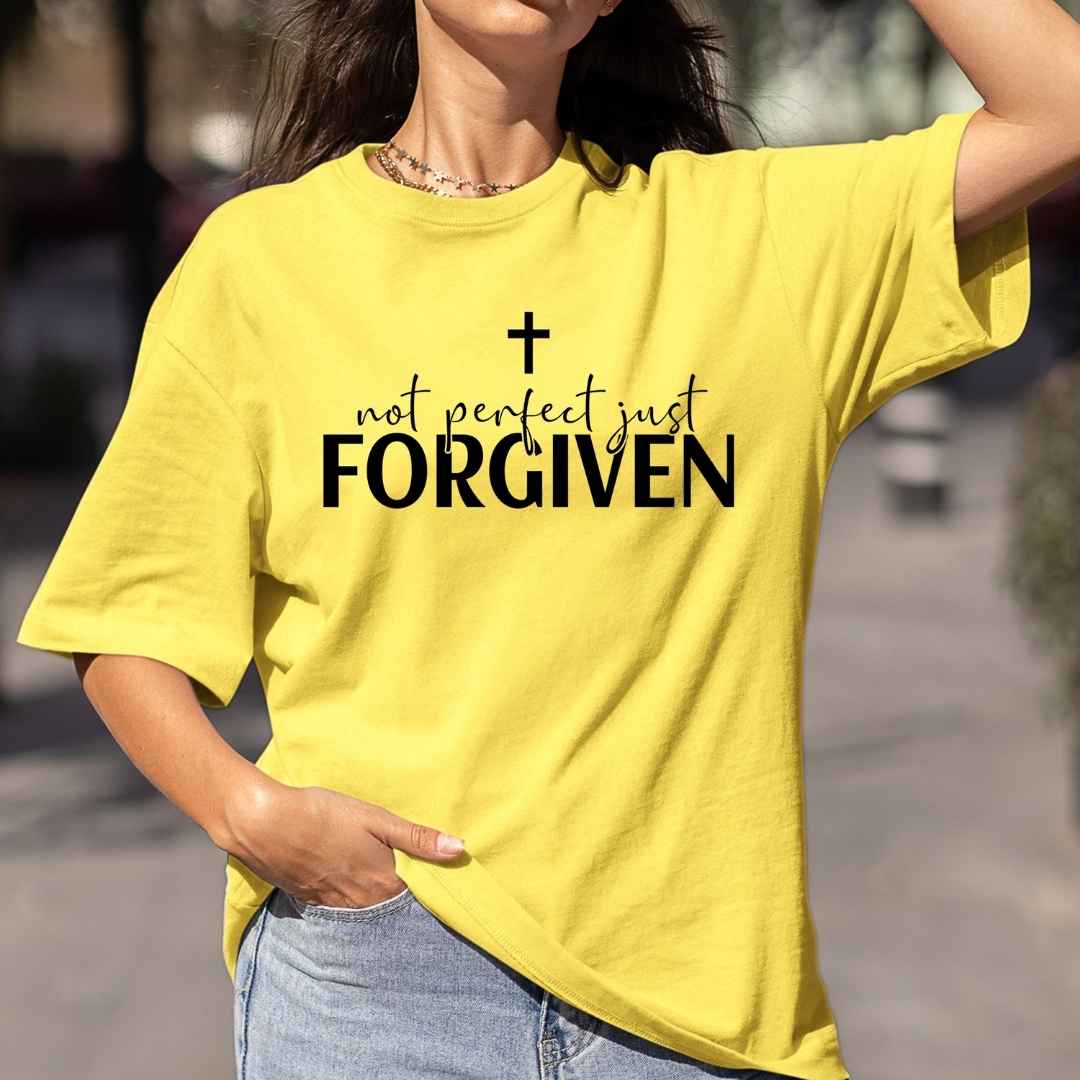 Not Perfect Just Forgiven  - Bella Canvas