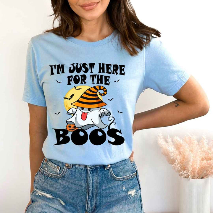 Just Here For Boo  - Bella Canvas