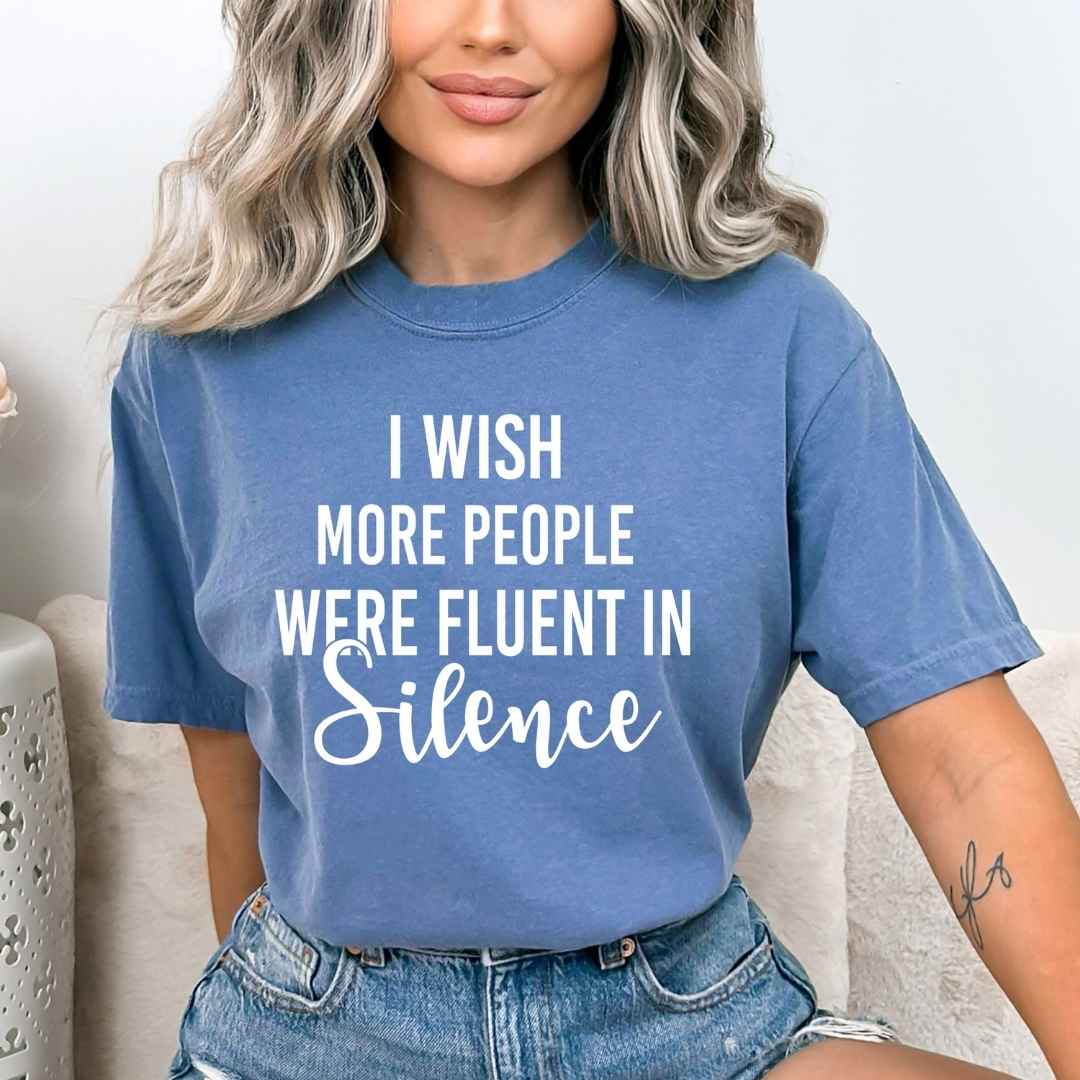 People Were Fluent In Silence - Bella Canvas