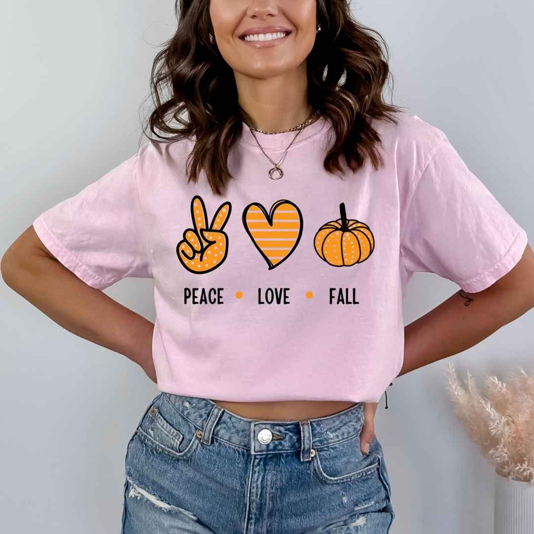 Peace. Love. Fall - Bella Canvas