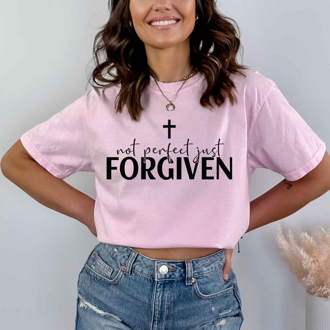 Not Perfect Just Forgiven  - Bella Canvas