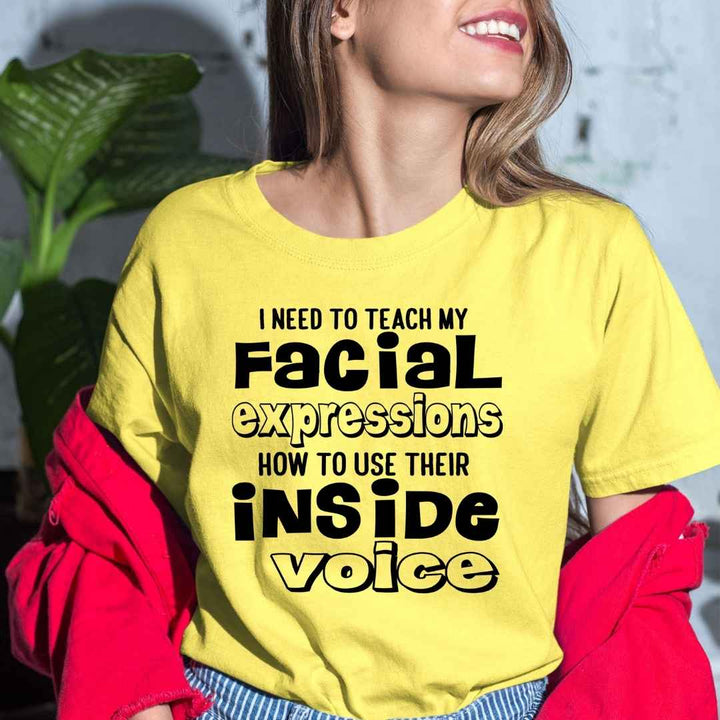 I Need To Teach My Facial Expressions - Bella Canvas
