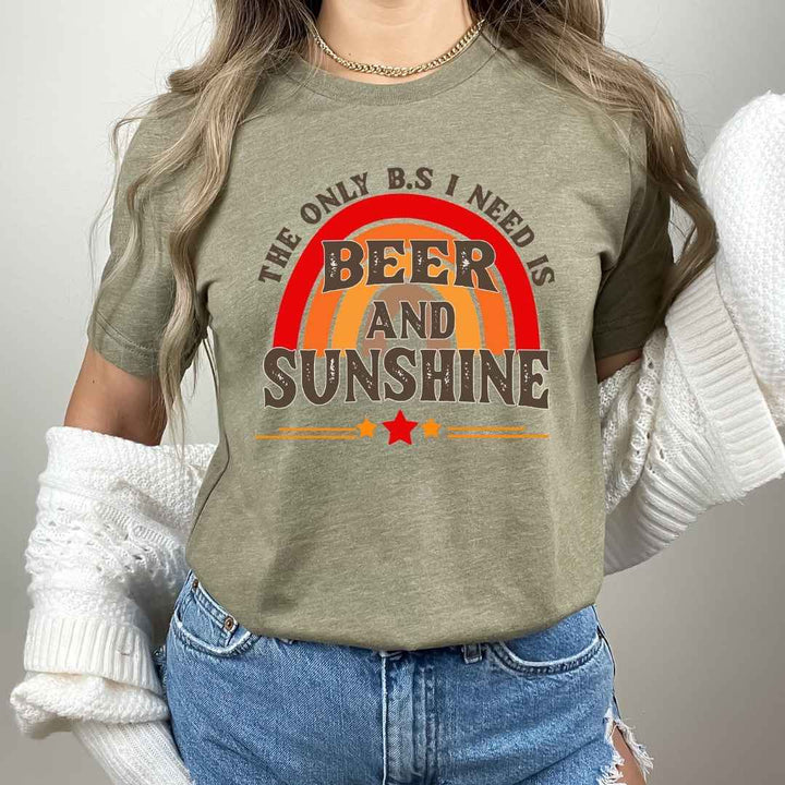 Beer And Sunshine - Bella Canvas