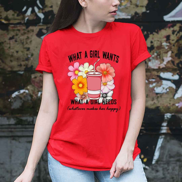 ''What a girl wants, what a girl needs, whatever makes her happy''