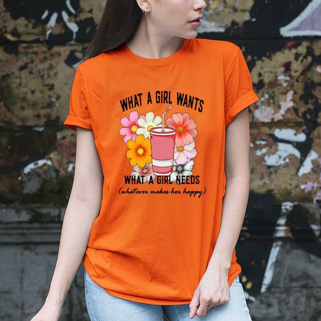 ''What a girl wants, what a girl needs, whatever makes her happy''