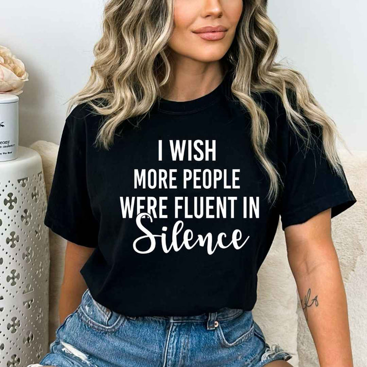 People Were Fluent In Silence - Bella Canvas