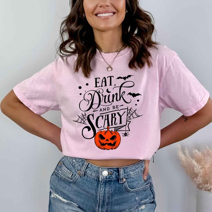 Eat Drink And Be Scary - Bella Canvas