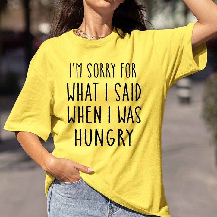 I'm Sorry For What I Said - Bella Canvas