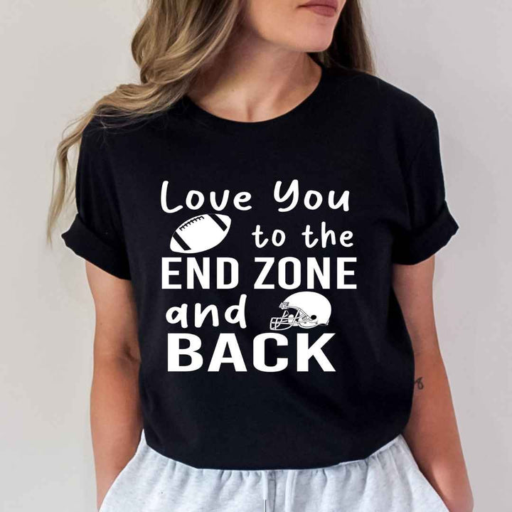 Love You To The End Zone - Bella Canvas