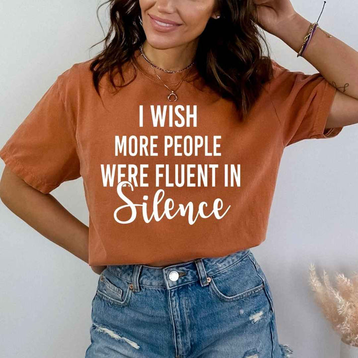 People Were Fluent In Silence - Bella Canvas