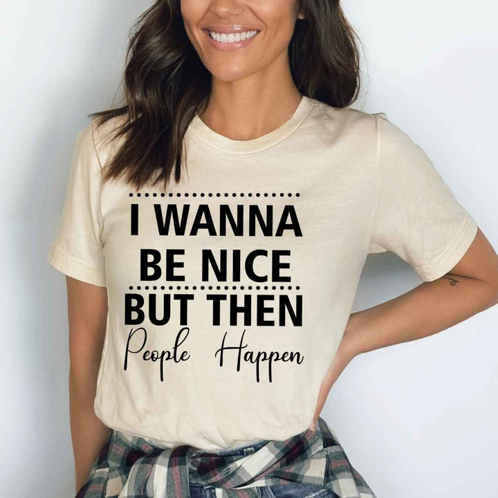 I Wanna Be Nice  - Bella Canvas
