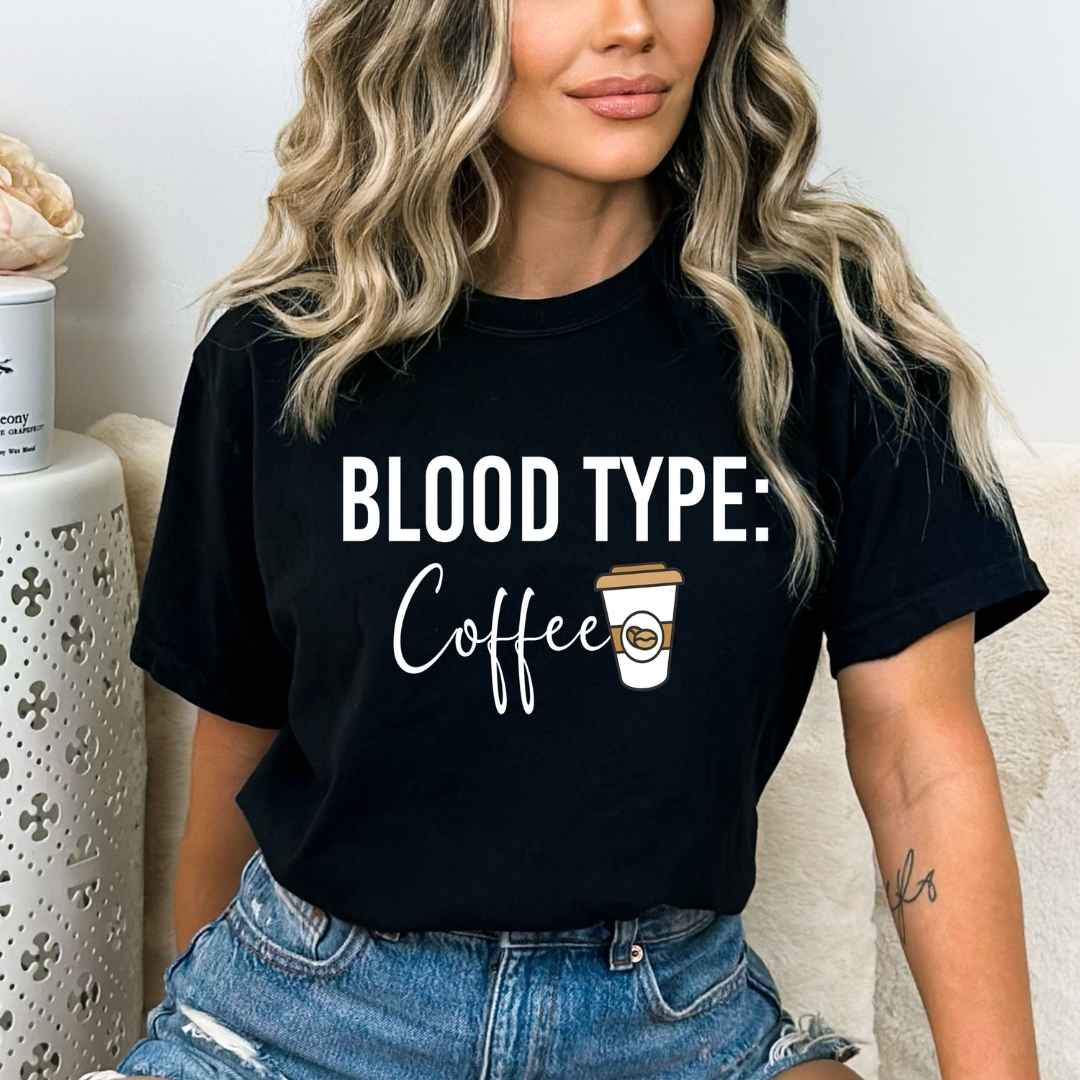 Blood Type: Coffee - Bella Canvas