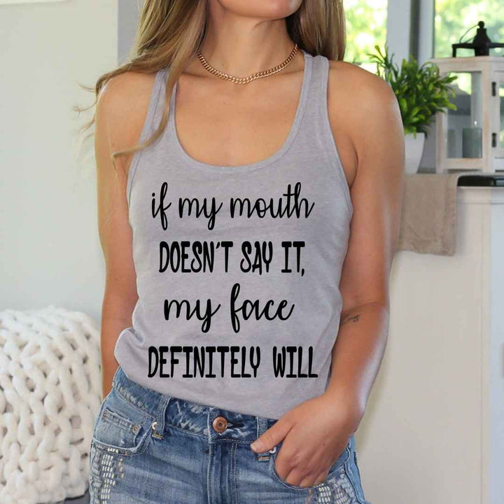 "If my mouth doesn't say it my force definitely will!"