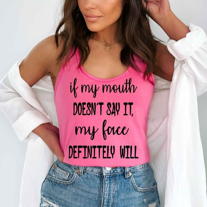"If my mouth doesn't say it my force definitely will!"