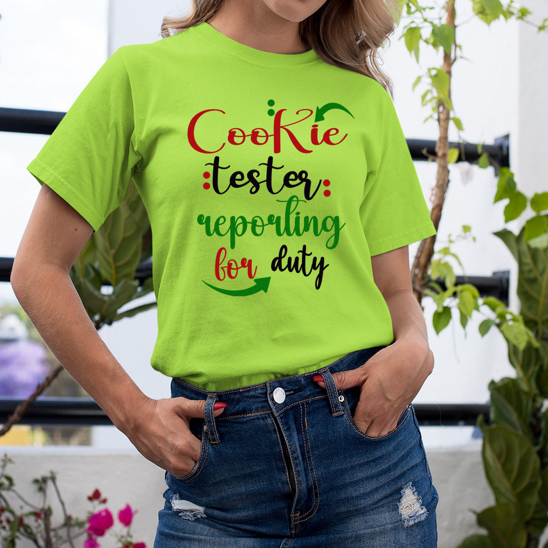 Cookie Tester Reporting For Duty - Unisex T-Shirt