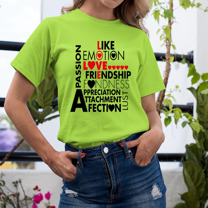 Like Emotion Love Friendship - Unisex T-Shirt